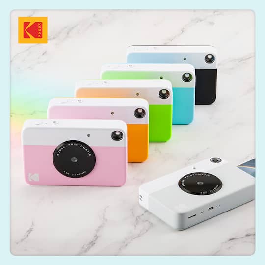 KODAK Printomatic Blue 5MP Instant Print Camera